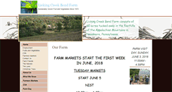 Desktop Screenshot of lickingcreekbendfarm.com